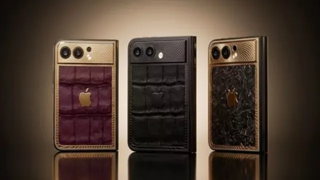 Caviar Lança Coleção Luxuosa de Smartphone Falhável Ultra antes de Apple