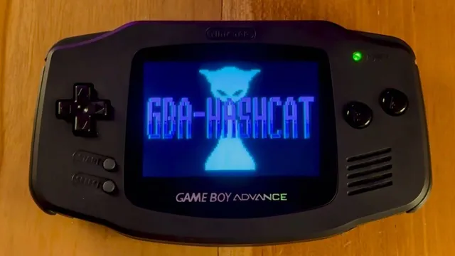 Desenvolvedor cria um Game Boy Advance que quebra senhas a um ritmo 30 milhões d