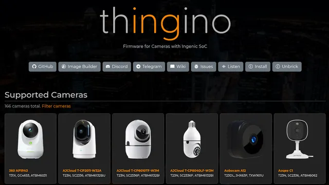 Thingino Ensina Novos Truques às Câmeras IP Baratas
